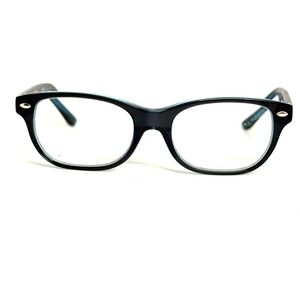 Ray-Ban RB 1555 3667 Blue Opal Rectangular Eyeglass Frames 48-16-130